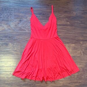 Lovers + Friends Ken Mini Dress in Red